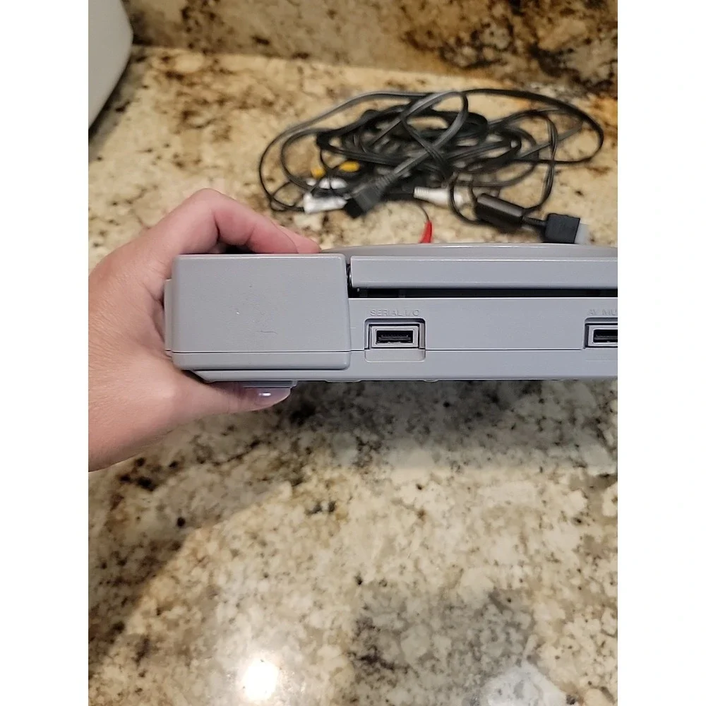 Sony PlayStation 1 PS1 Game Console Bundle Tested & Working with/ 2 Controllers
